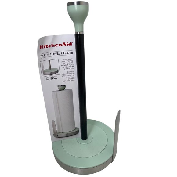 KitchenAid Pistachio Paper Towel Holder With Soft-Touch Friction Pad New! - Picture 1 of 6